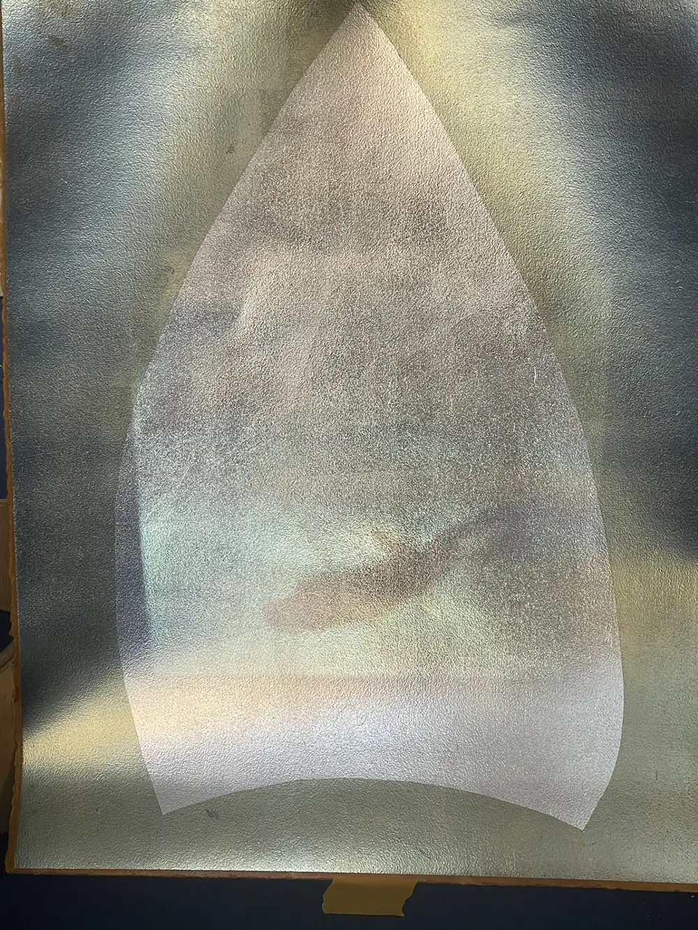 Gilded Paper with projected image. "For Salon Roma 2026"
